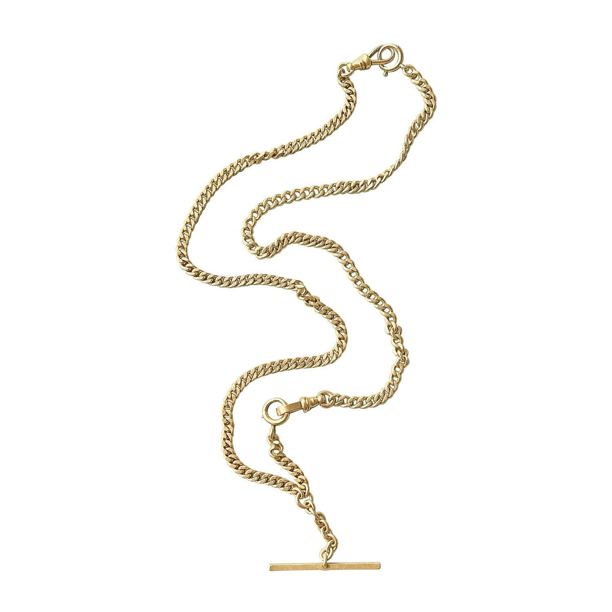 Vintage 14k Gold Watch Fob w/ Bar