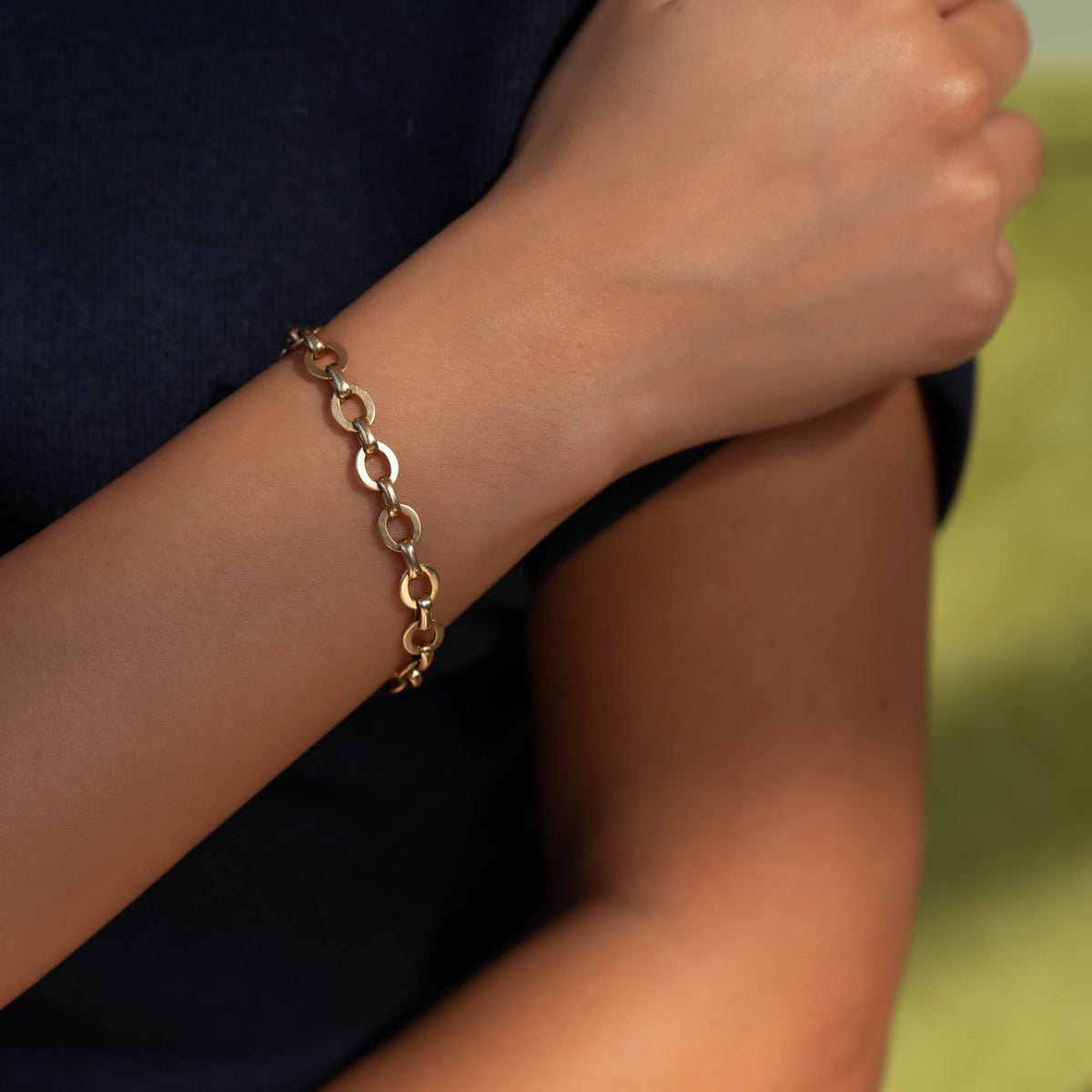 Vintage Oval Links Bracelet