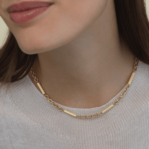 Vintage Tube Necklace