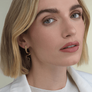 Vintage Snake Earrings w/ Removable Backs