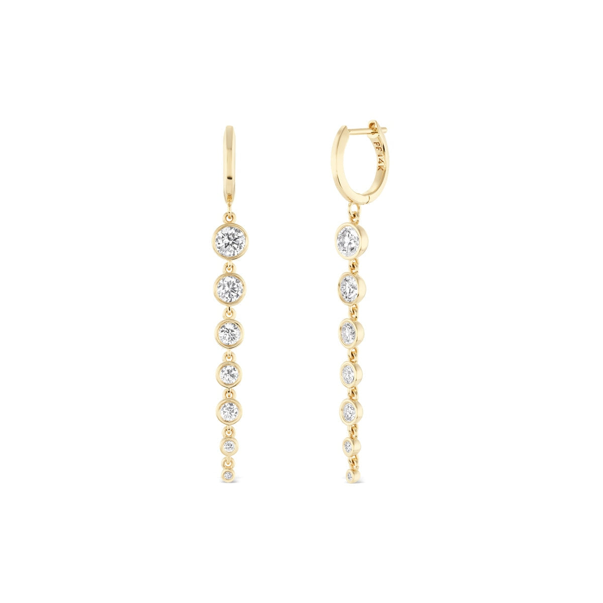 Diamond Dagger Huggies