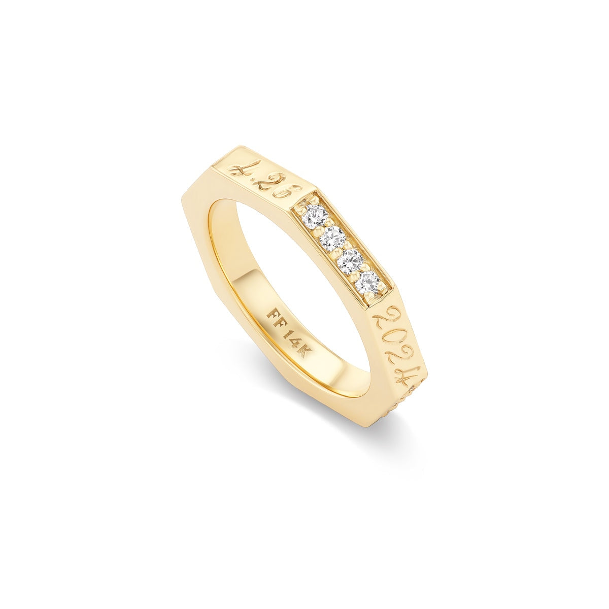 Partial Diamond Family Ring