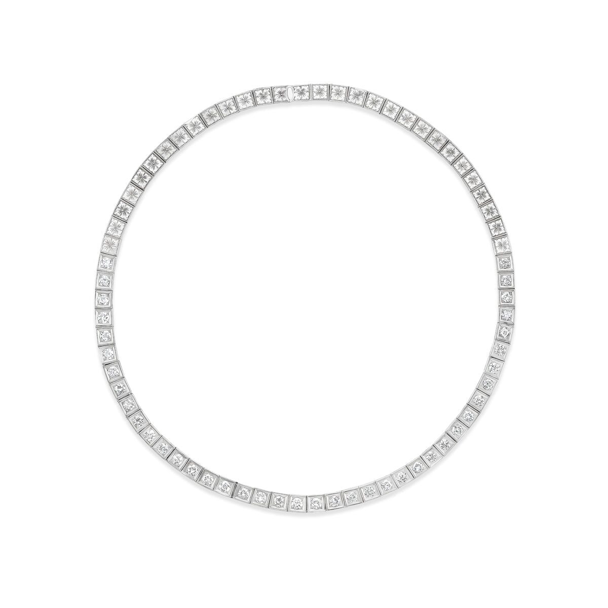 Vintage Platinum Diamond Collar