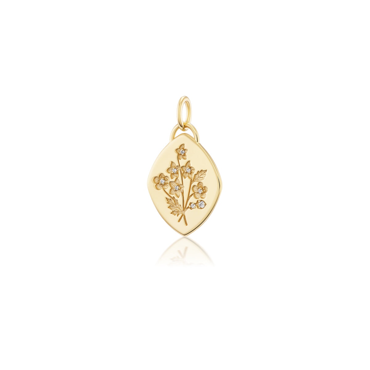 Custom Cast Diamond Charm