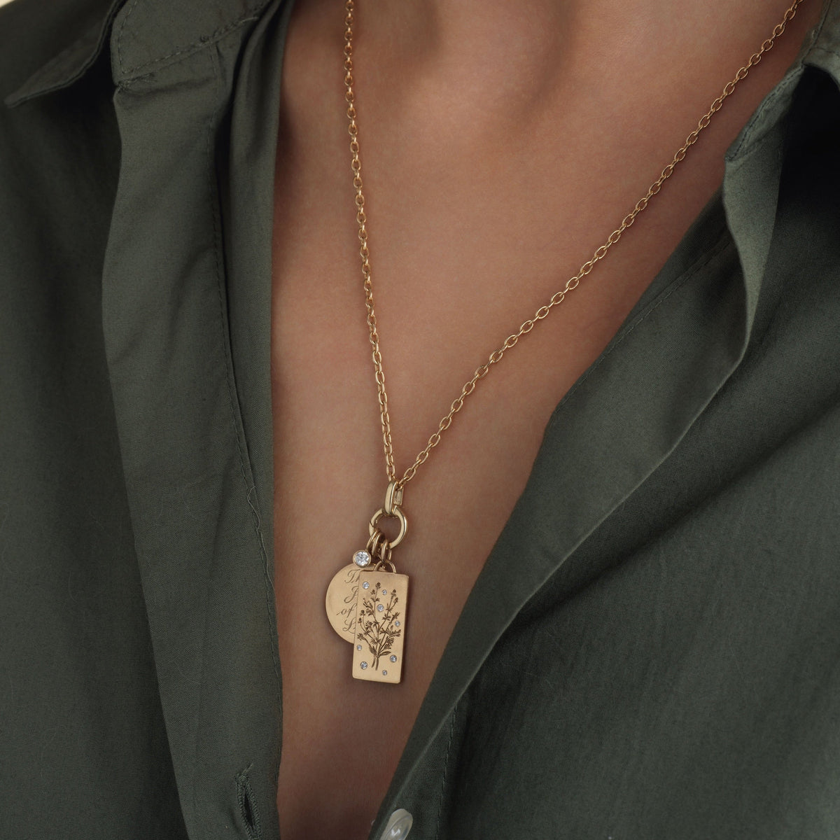 Hinged Charm Clip with Bail