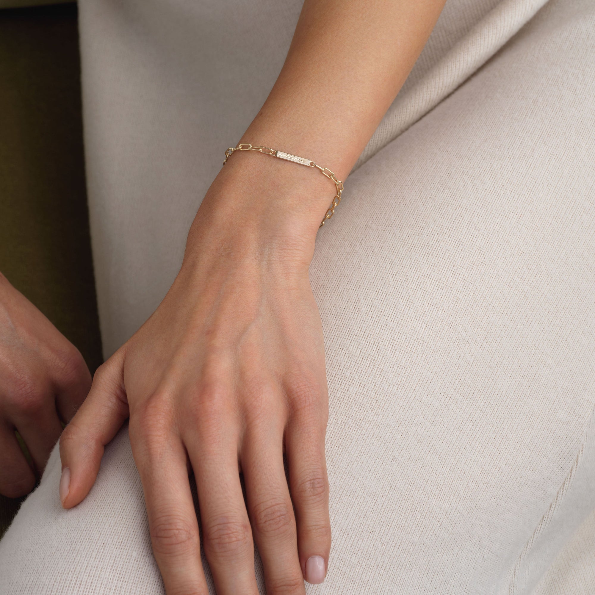 SOLD Nameplate Link Bracelet — Archive Sale
