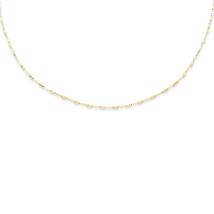 14k gold textured chain