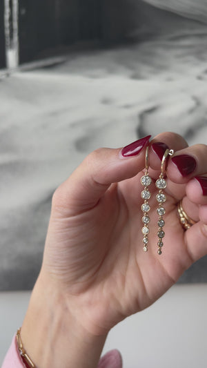 SOLD Diamond Dagger Huggies — Archive Sale 2026