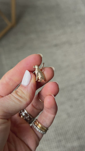 SOLD Golden Doodle Dog Charm — Archive Sale 2026