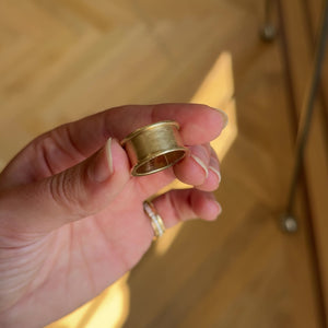 SOLD Vintage Wide Cigar Band with Edge — Archive Sale