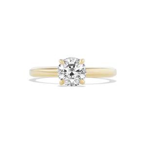 14k gold solitaire engagement ring