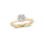 14k gold solitaire engagement ring