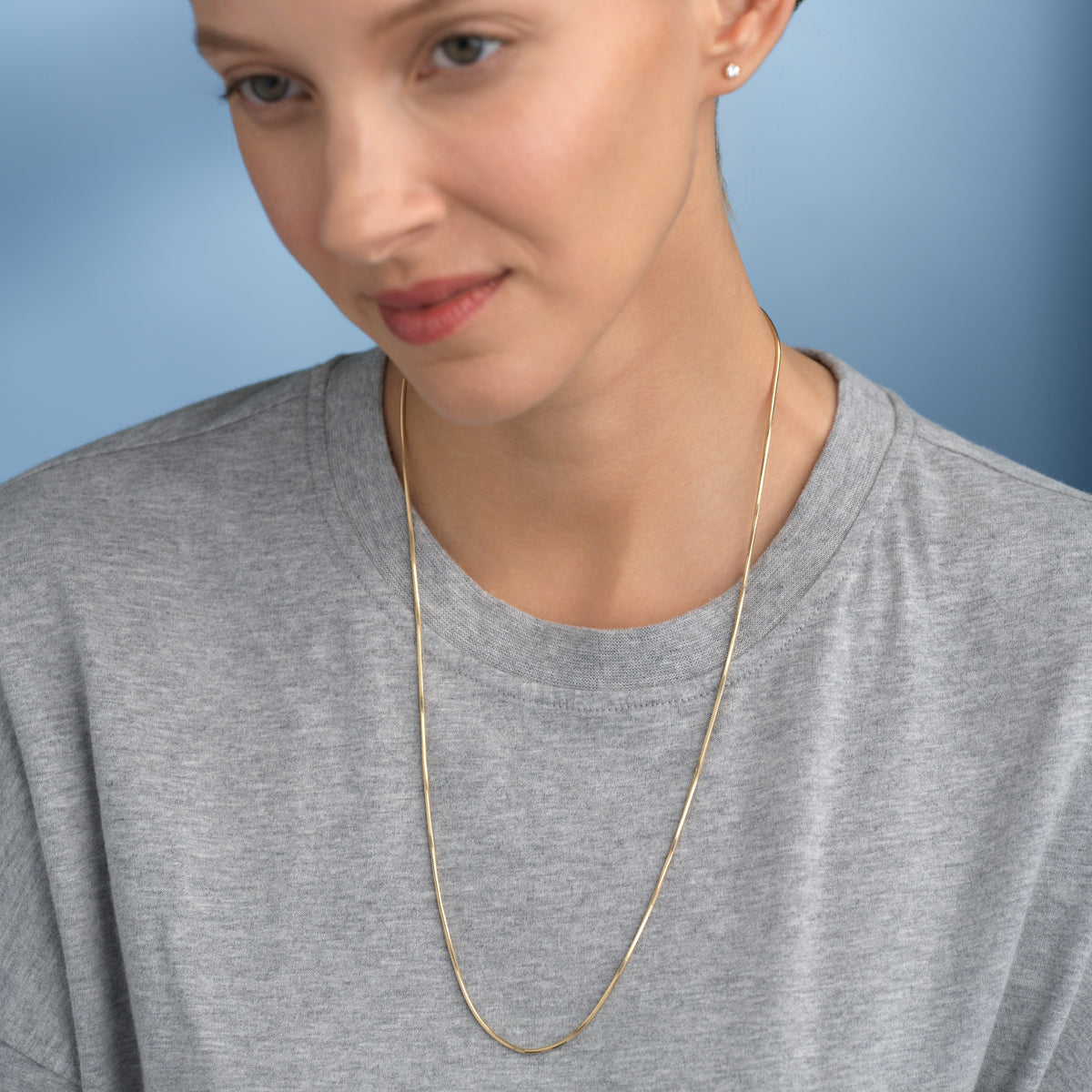 SOLD Vintage 24" Snake Chain