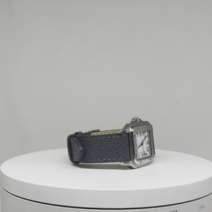 SOLD Vintage Cartier Santos Galbee 29mm Steel Watch