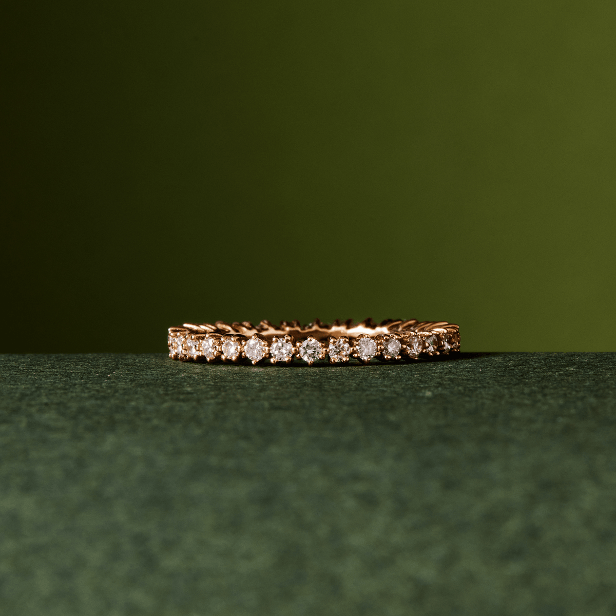 14k gold band ring, 14k diamond gold band ring, diamond band , diamond band ring  Edit alt text