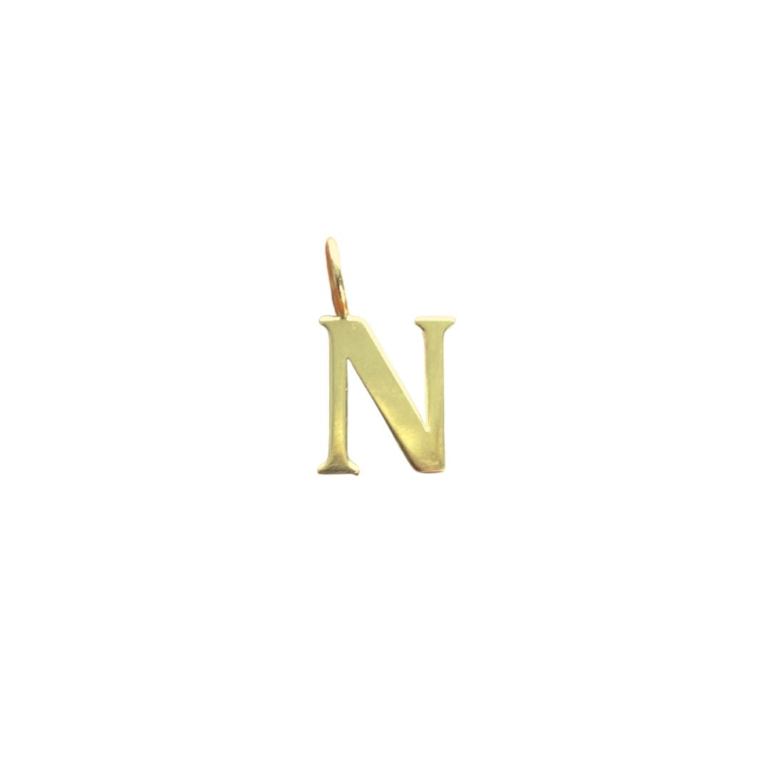SOLD Vintage Letter "N" Charm