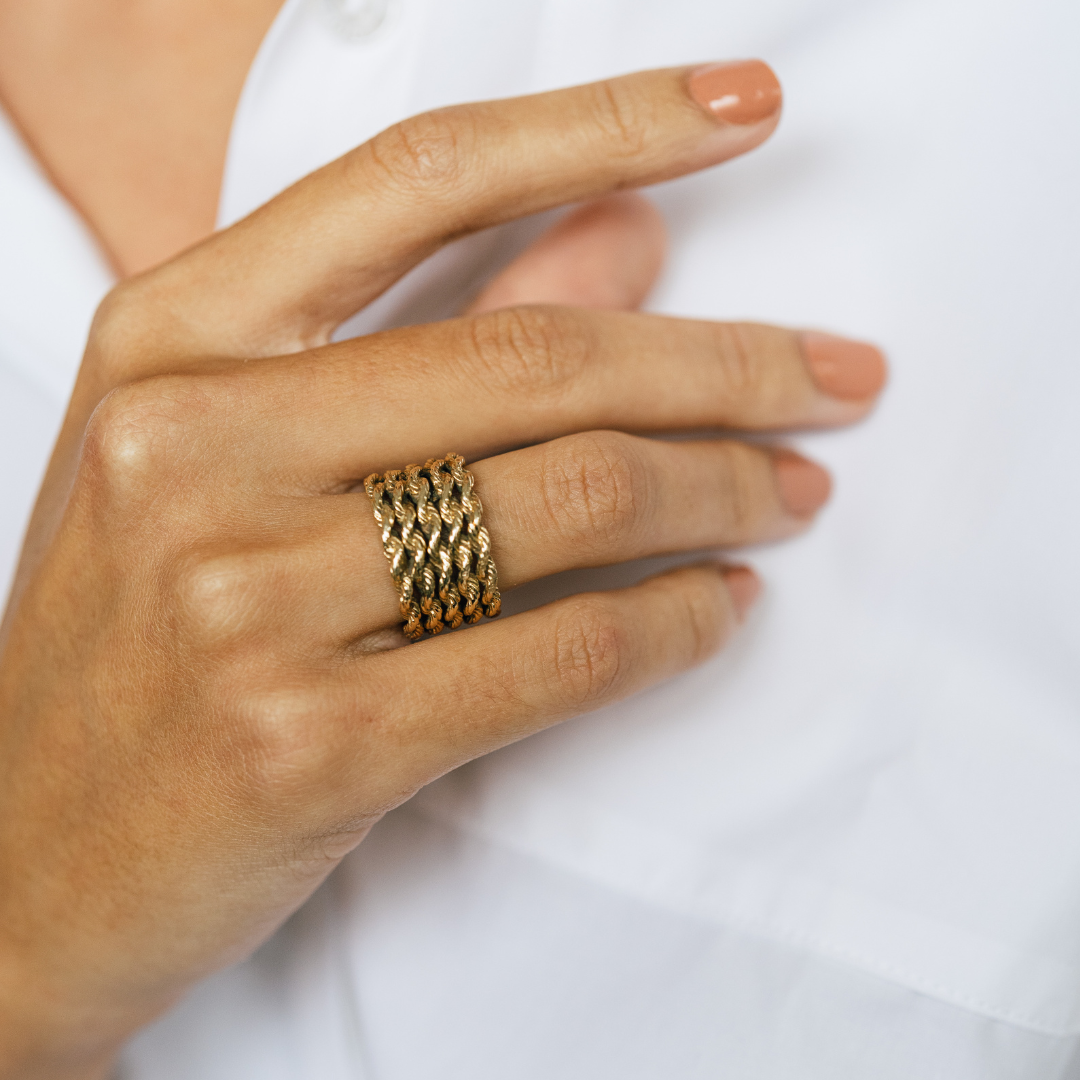 vintage twist ring