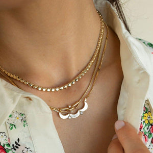 Vintage Scalloped Necklace