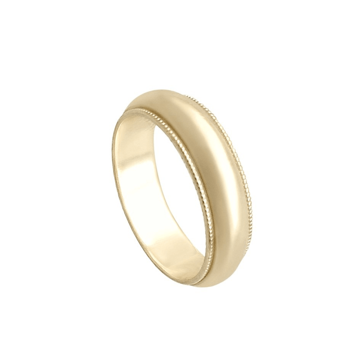 Vintage Simple Double Milgrain Band