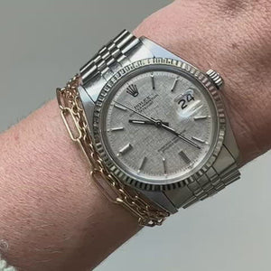 SOLD Vintage Rolex Oyster Perpetual Datejust 36mm Steel Watch