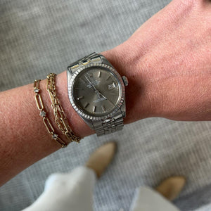 SOLD Vintage Rolex Oyster Perpetual Datejust 36mm Steel Watch