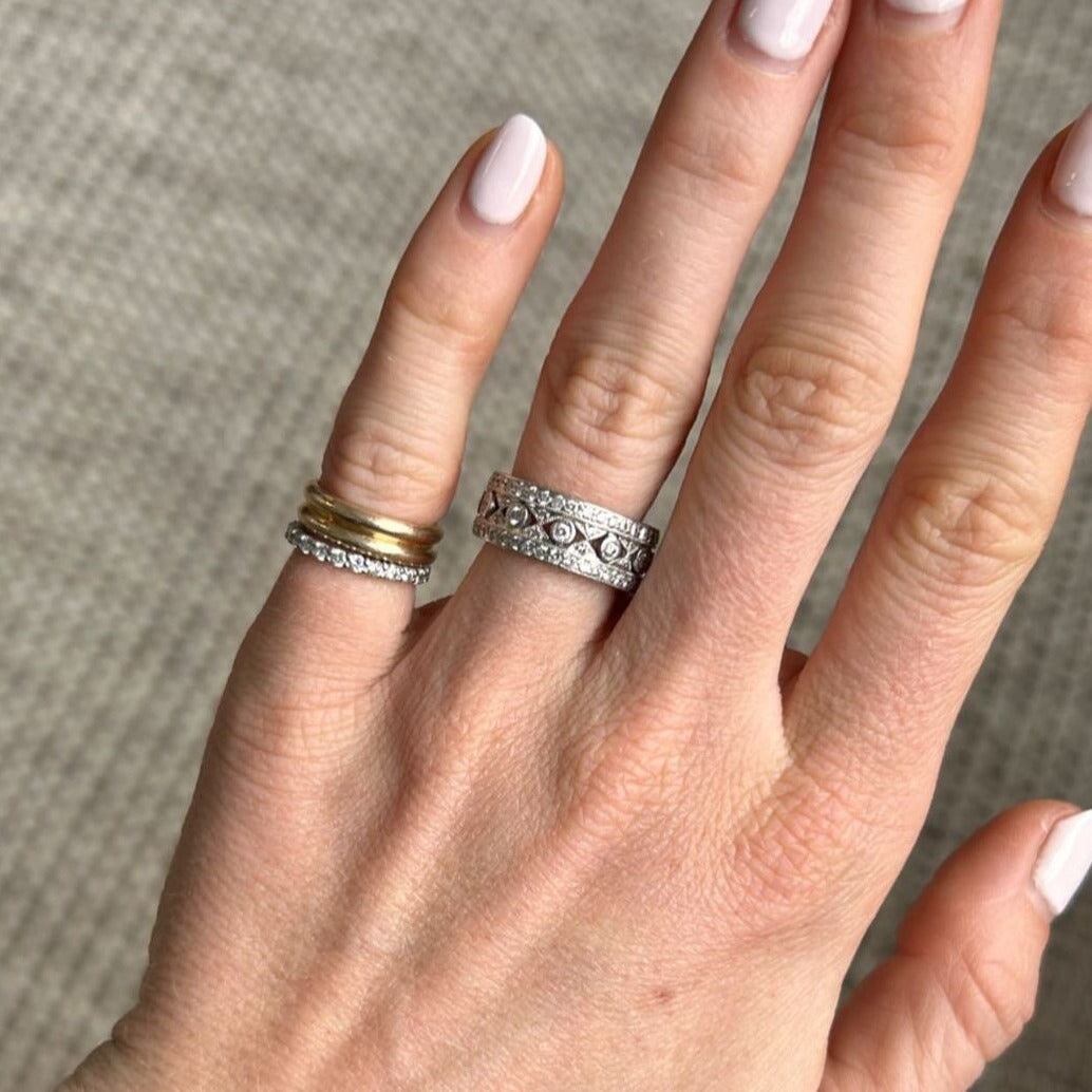 Vintage diamond band Clearance