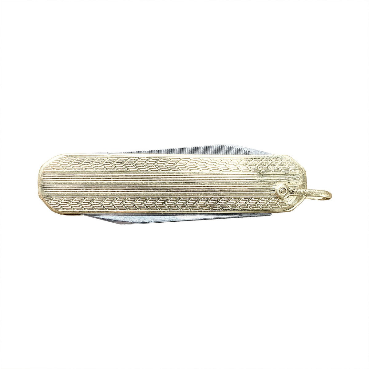 Vintage 14k Gold and Stainless Steel Pocket Knife