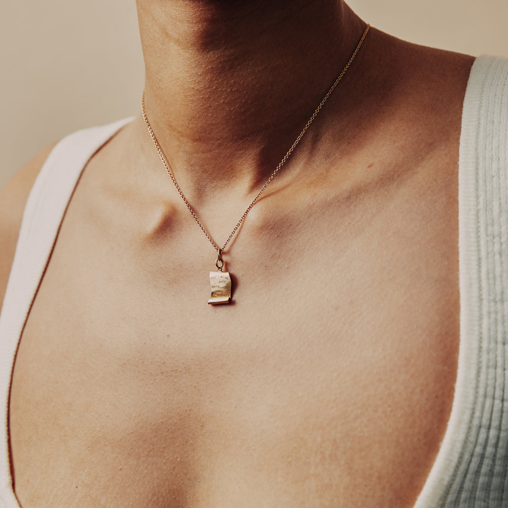 Vintage Diploma Charm for Women