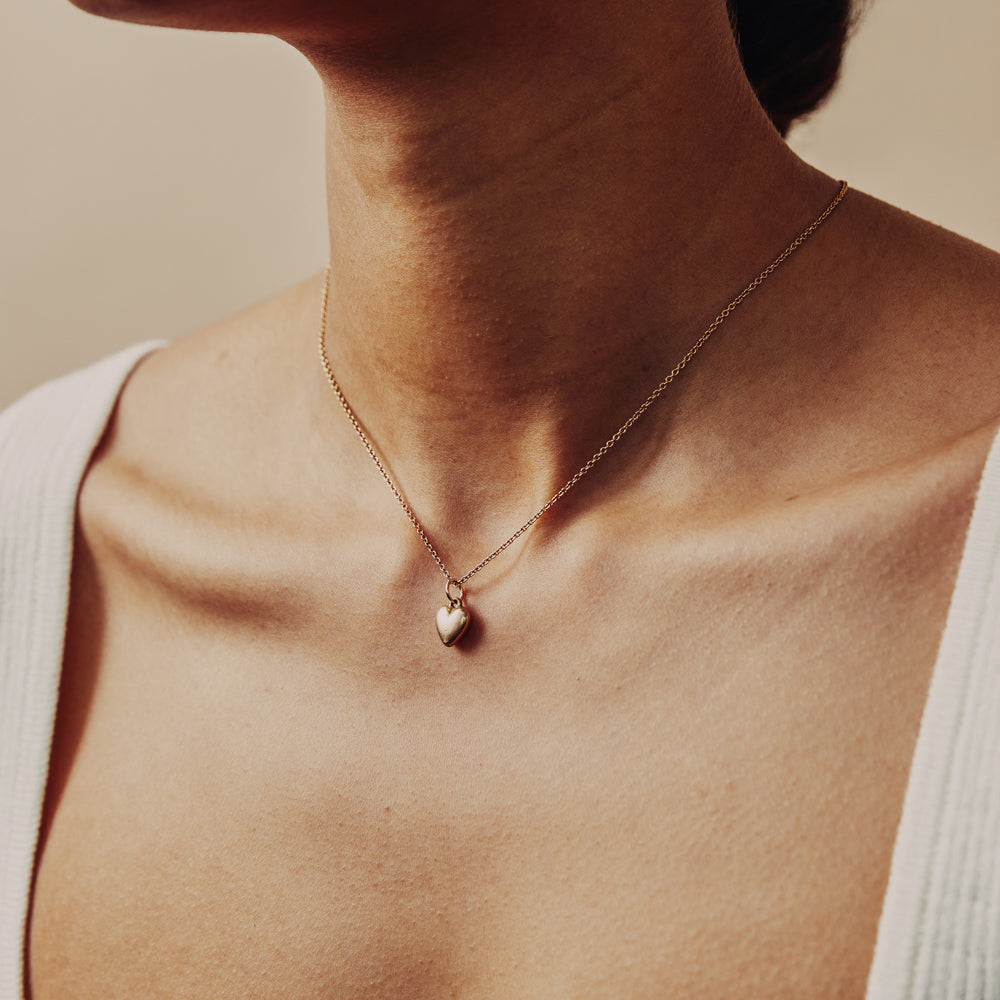 Vintage Small Heart Charm for Women