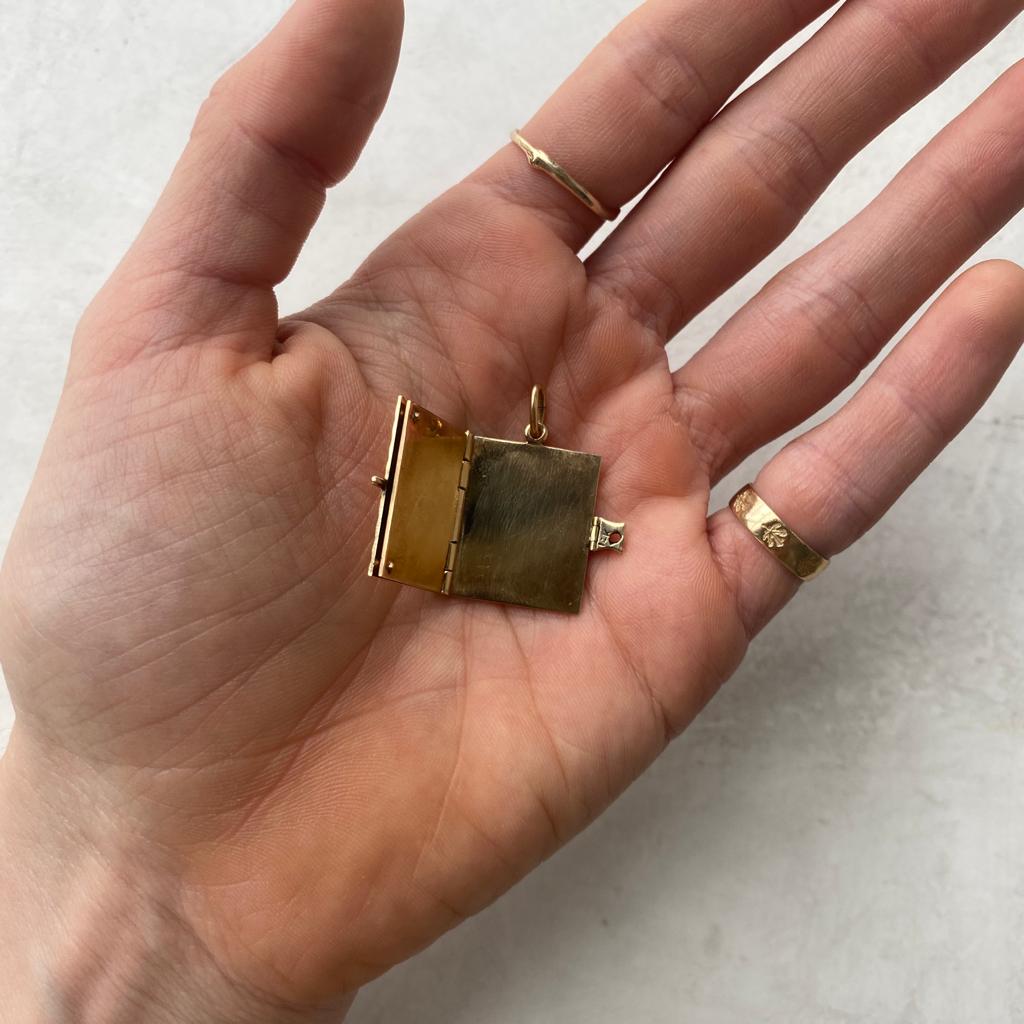 Engravable Locket Charm