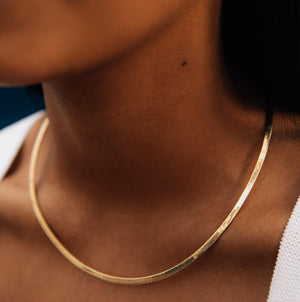 Vintage 14k Gold Collar by Fewer Finer