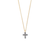 diamond 14k gold cross necklace 