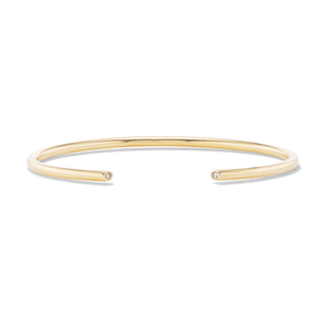 Diamond gold cuff bracelet 
