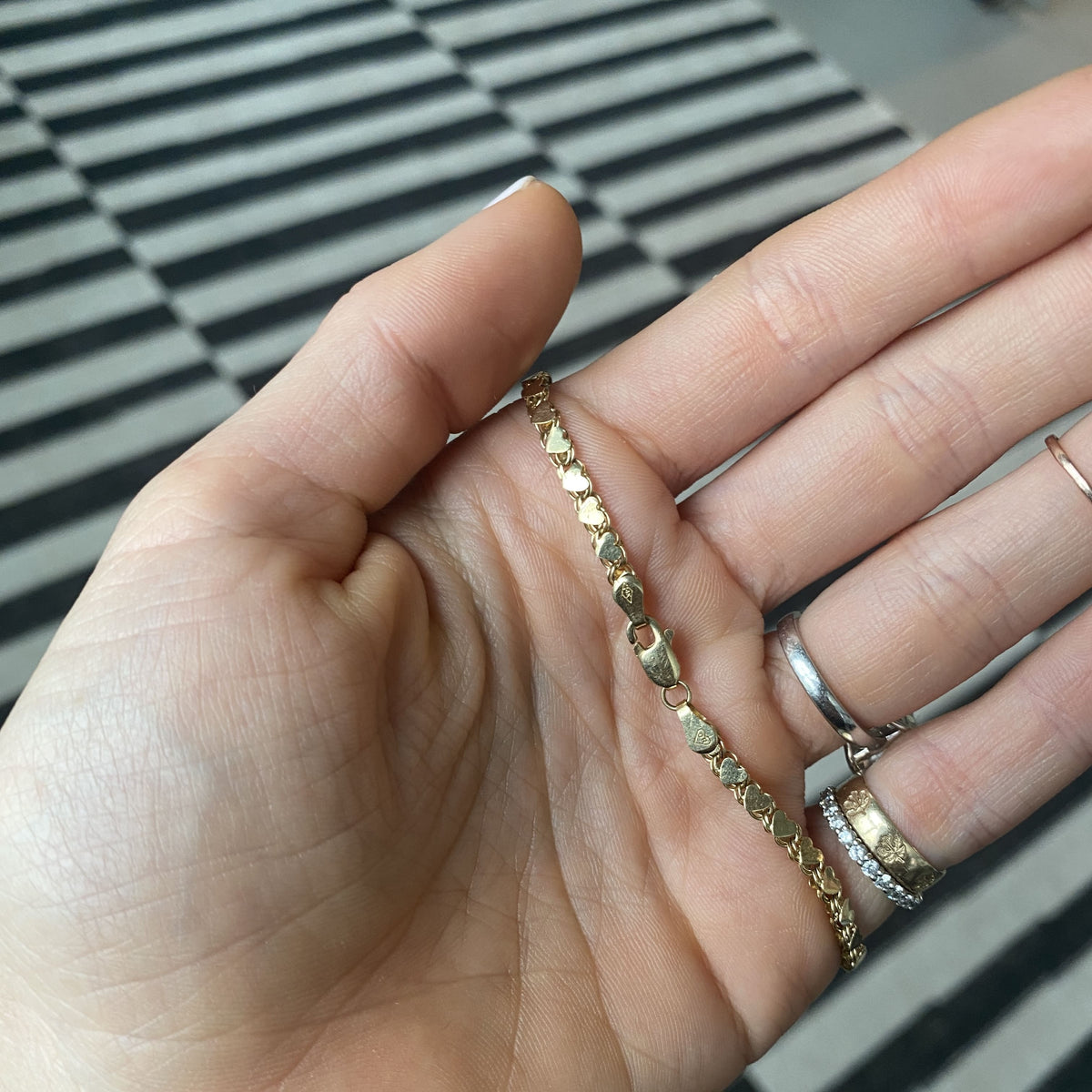 SOLD Vintage Heart Bracelet