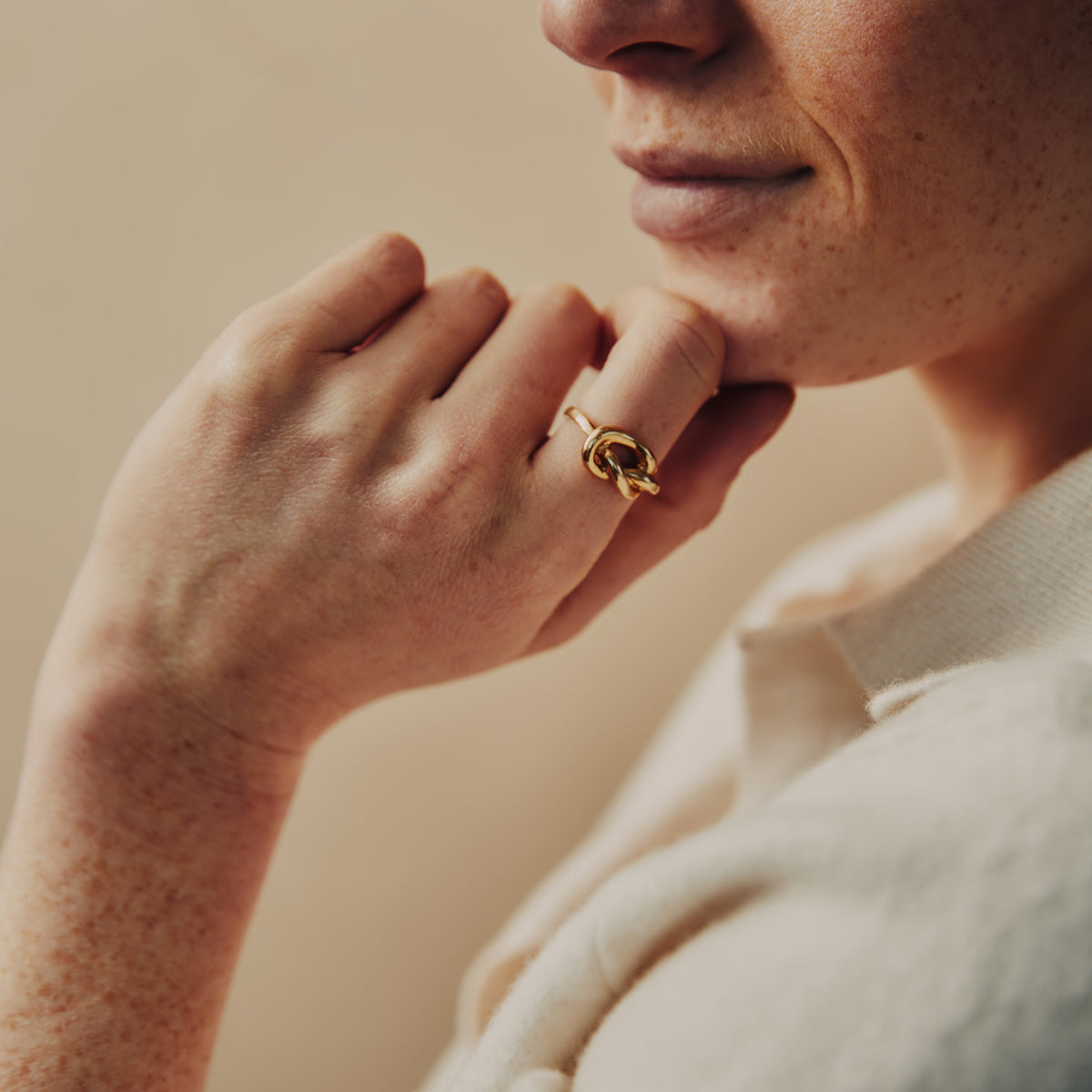 Vintage Love Knot Ring for Women