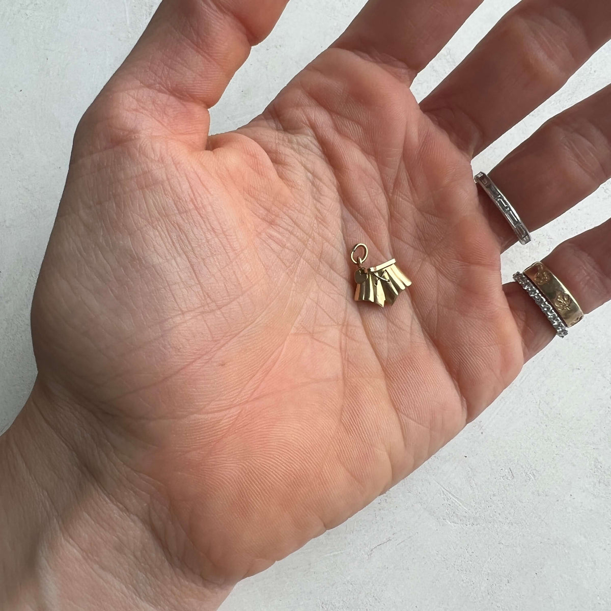 14k gold Vintage Boxing Shorts Charm