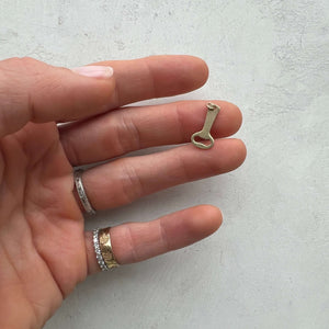 Vintage 14k gold Bottle Opener Charm 