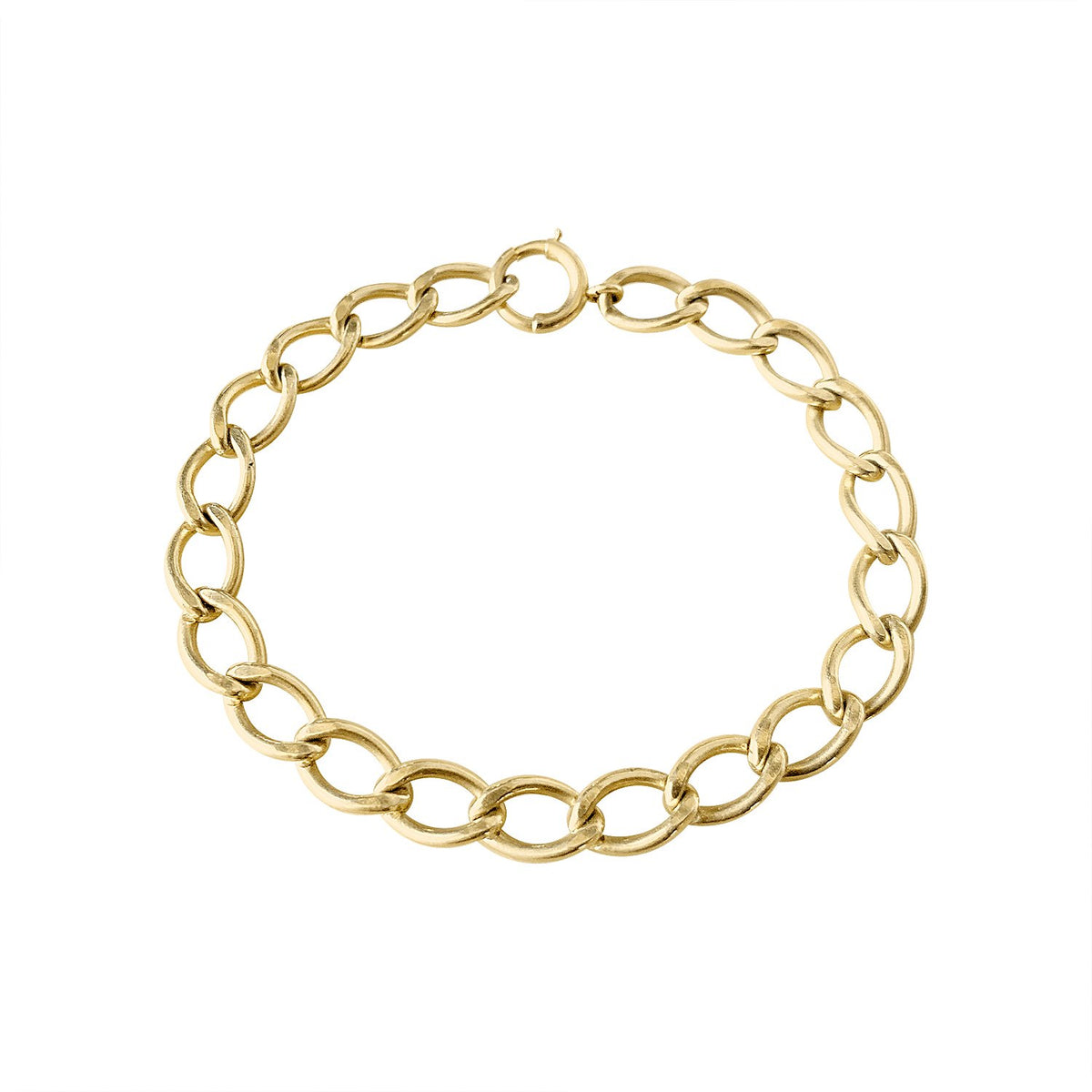 Vintage Curved Link Bracelet by Fewer Finer