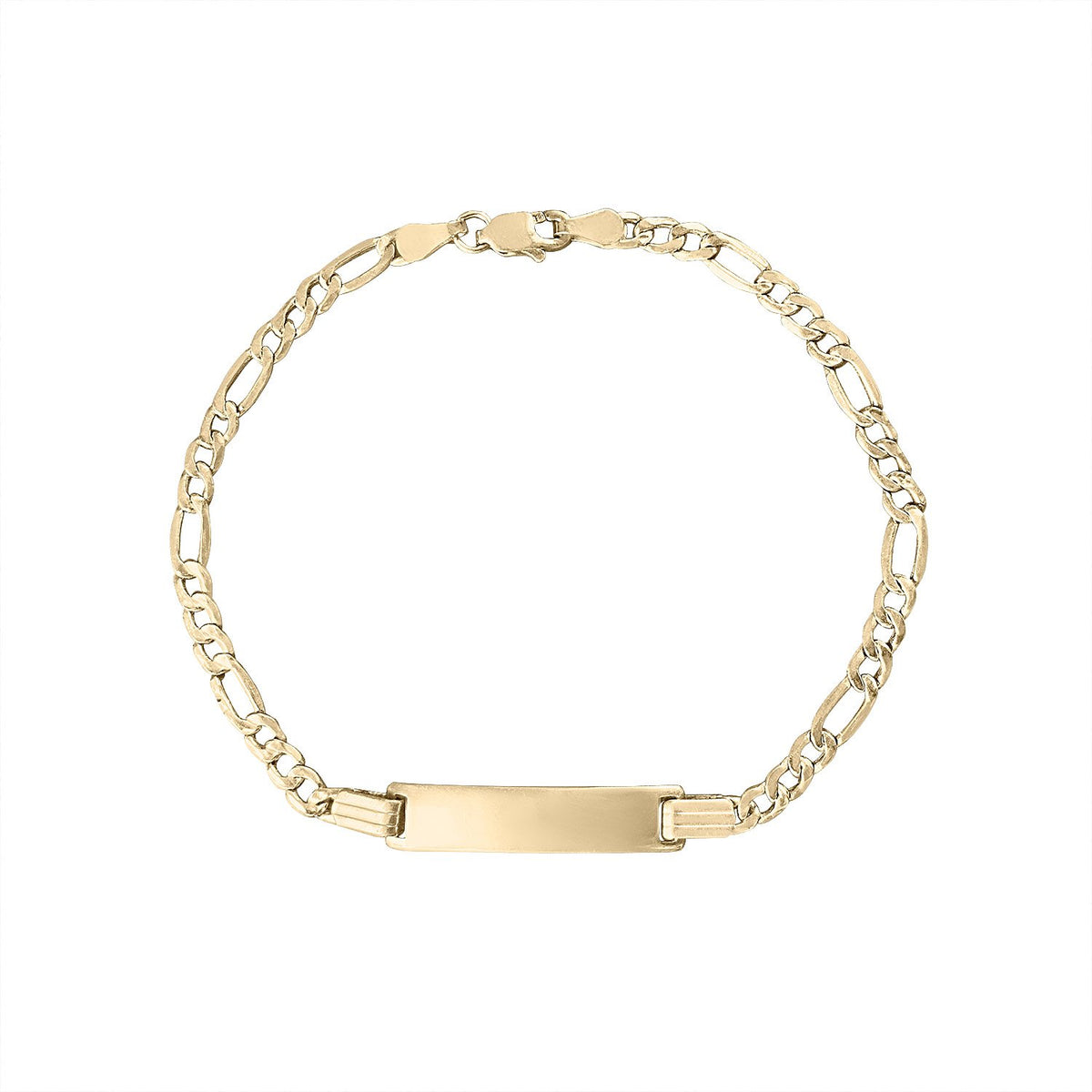 Vintage Gold ID Tag Bracelet by Fewer Finer
