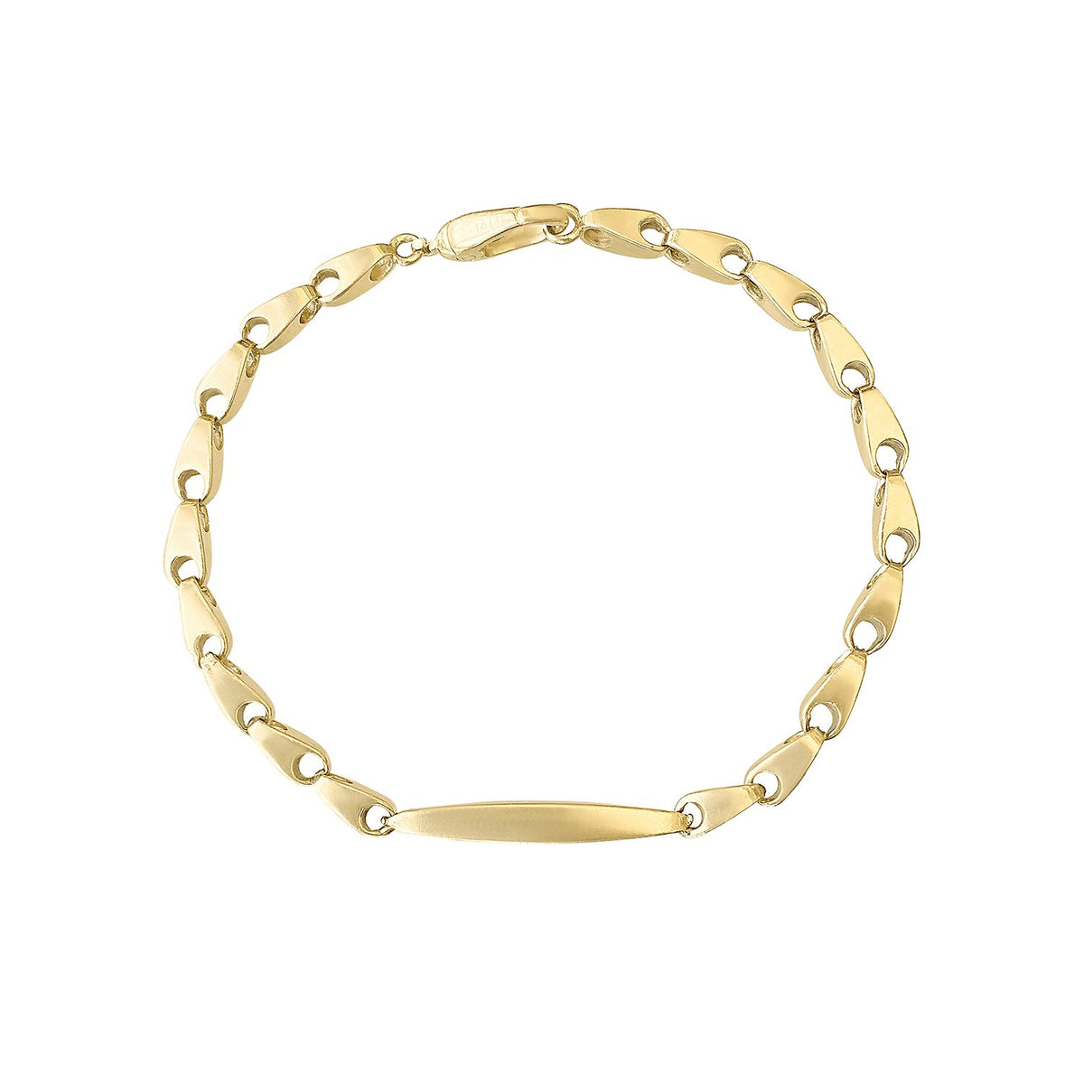 Vintage Heavy Link ID Bracelet by Fewer Finer