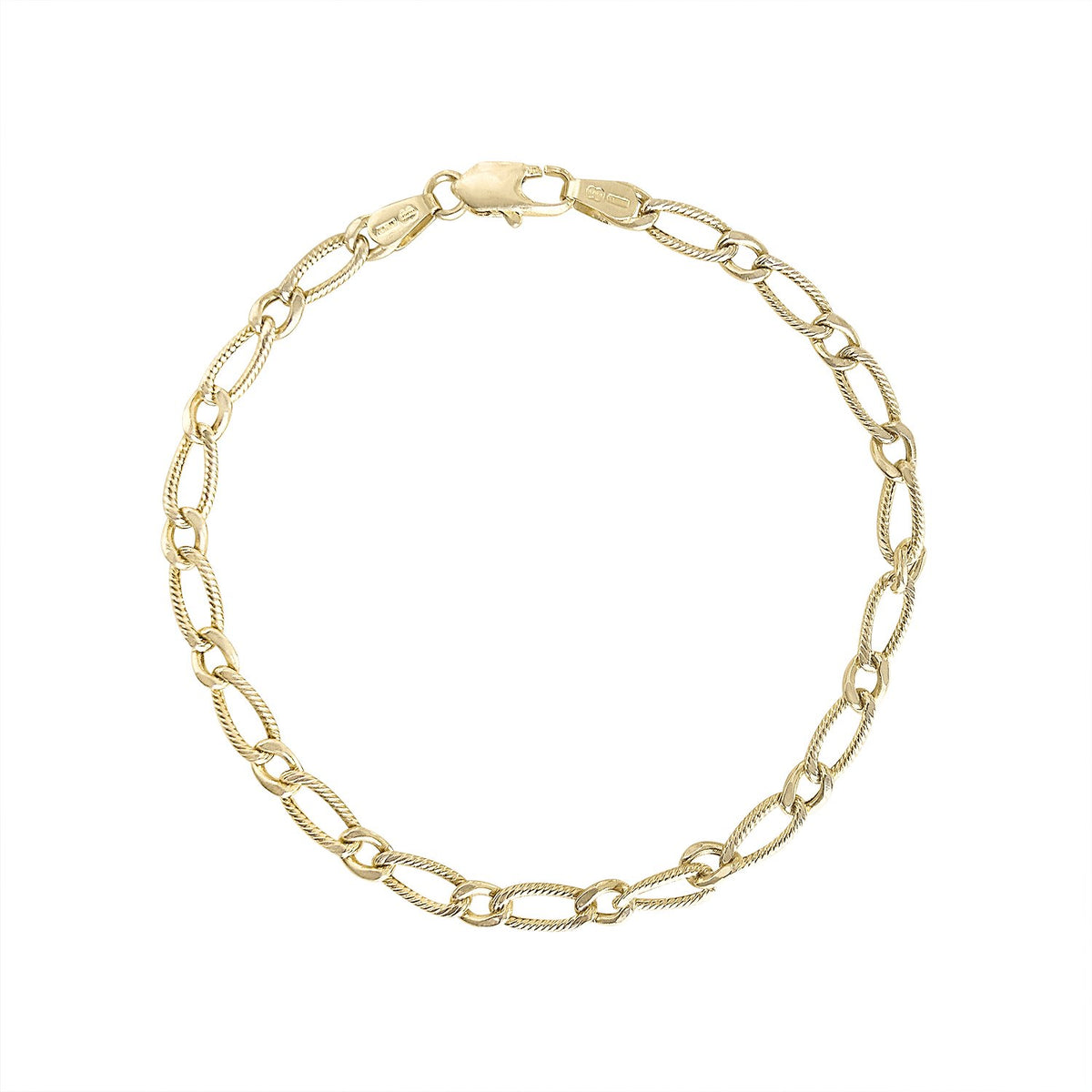 Vintage Milgrain Link Bracelet by Fewer Finer