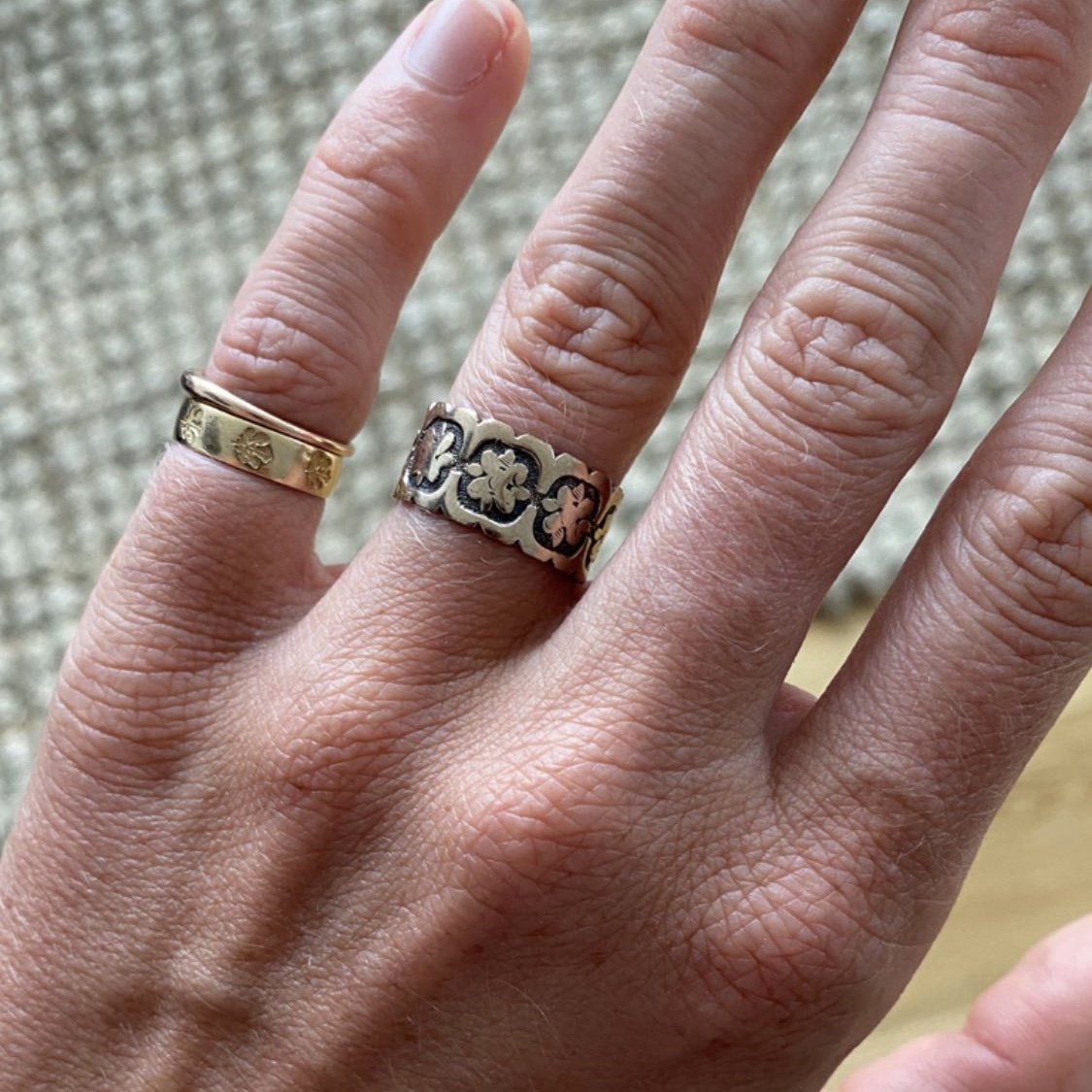 Vintage Gold Victorian Ring for Women