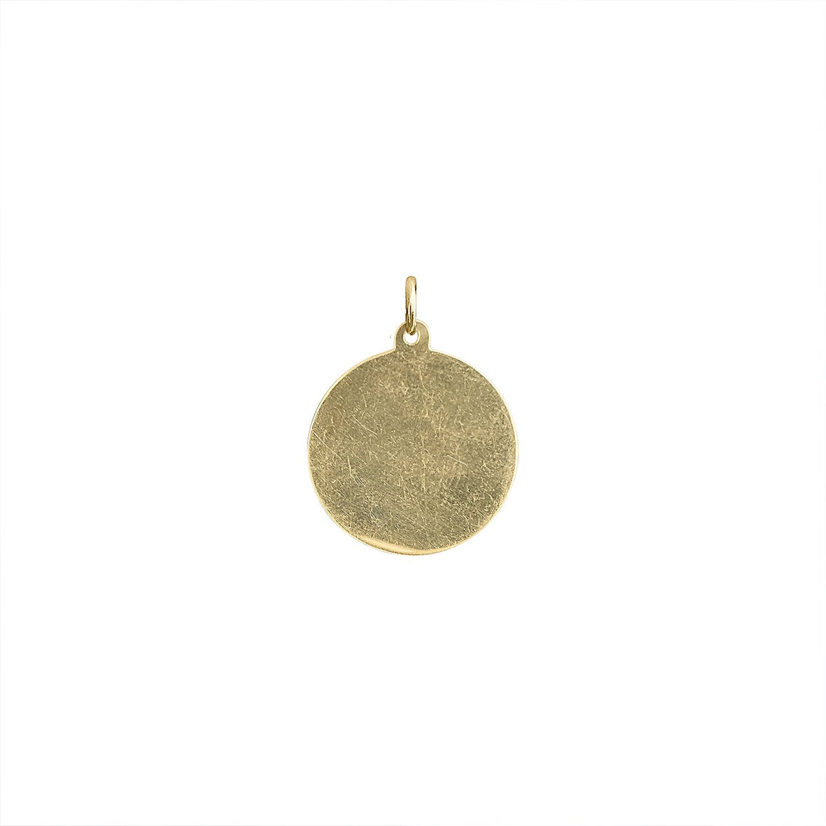 SOLD Vintage Medium Gold Circle Charm