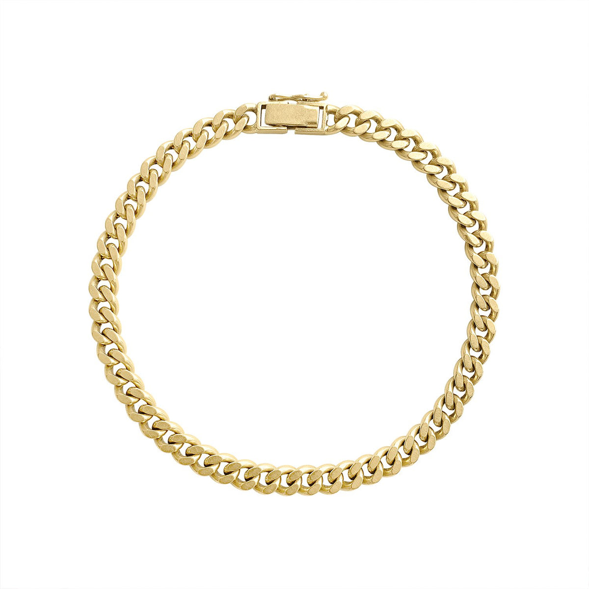 Vintage 18k Engravable Clasp Bracelet by Fewer Finer