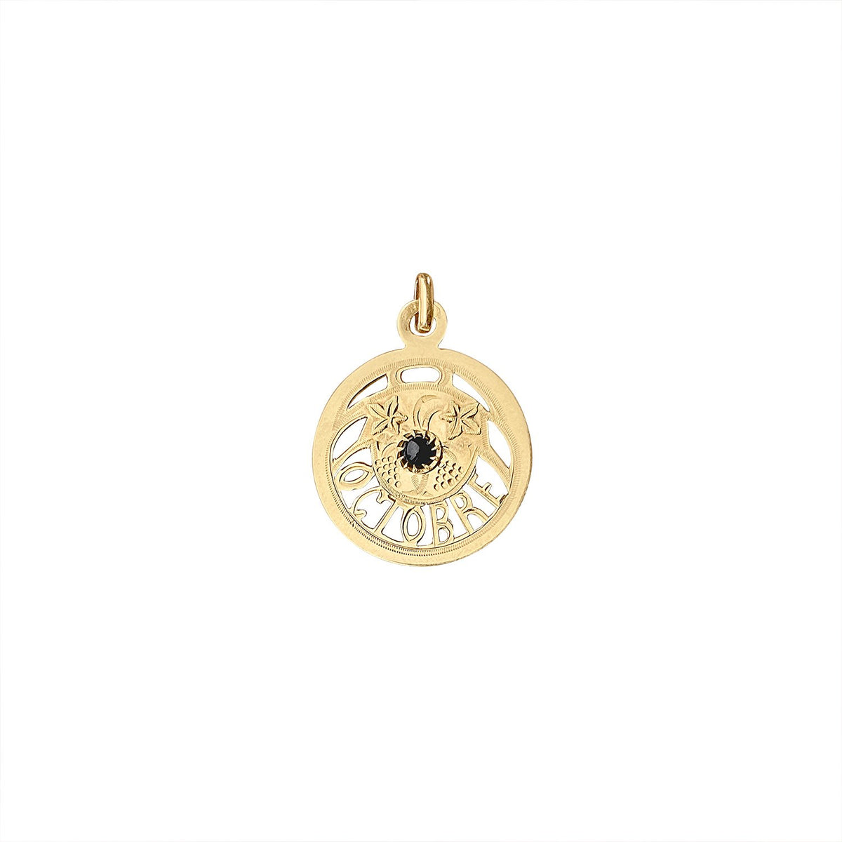 Vintage 18k October Charm by Fewer Finer