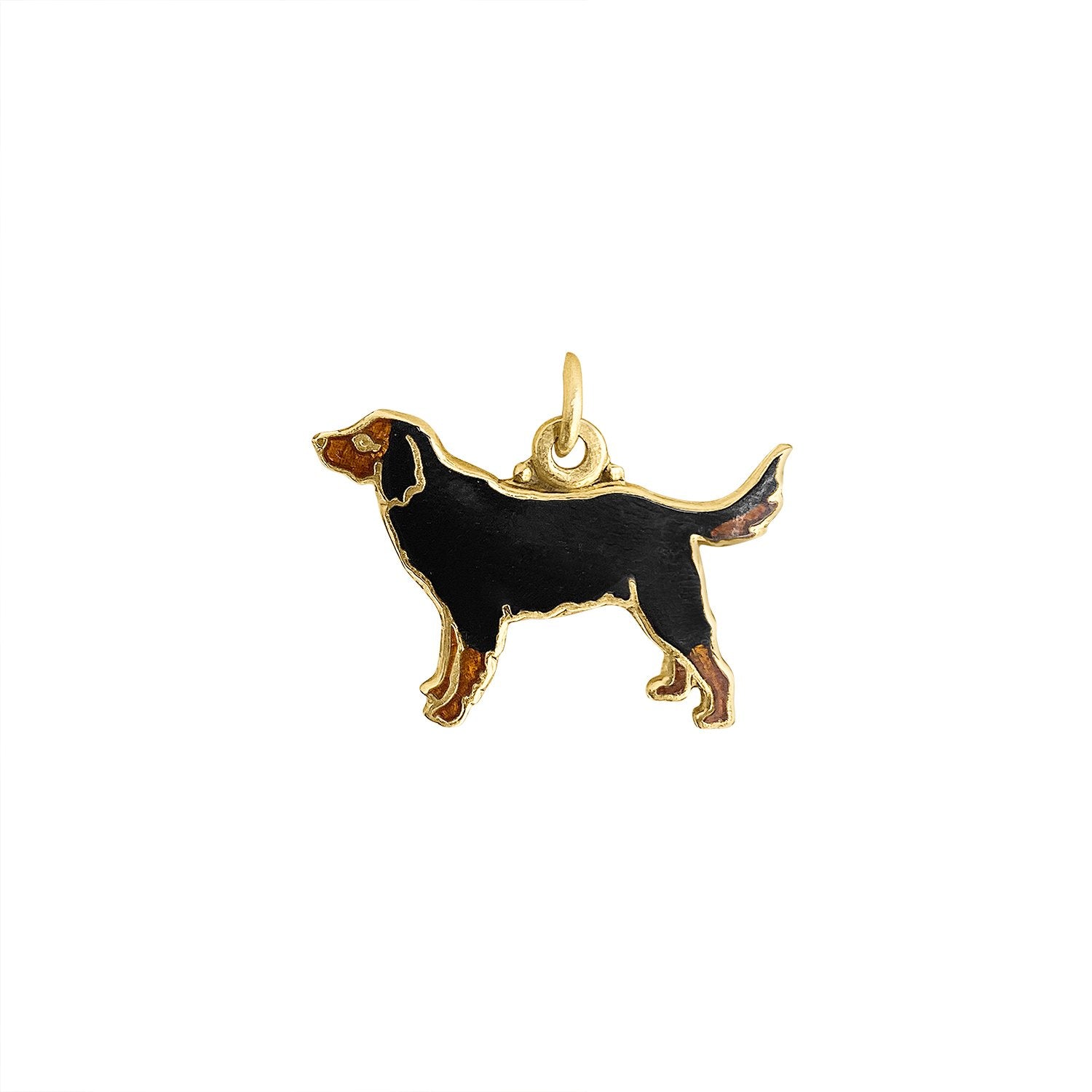 Vintage 1940's Dog Charm by Fewer Finer