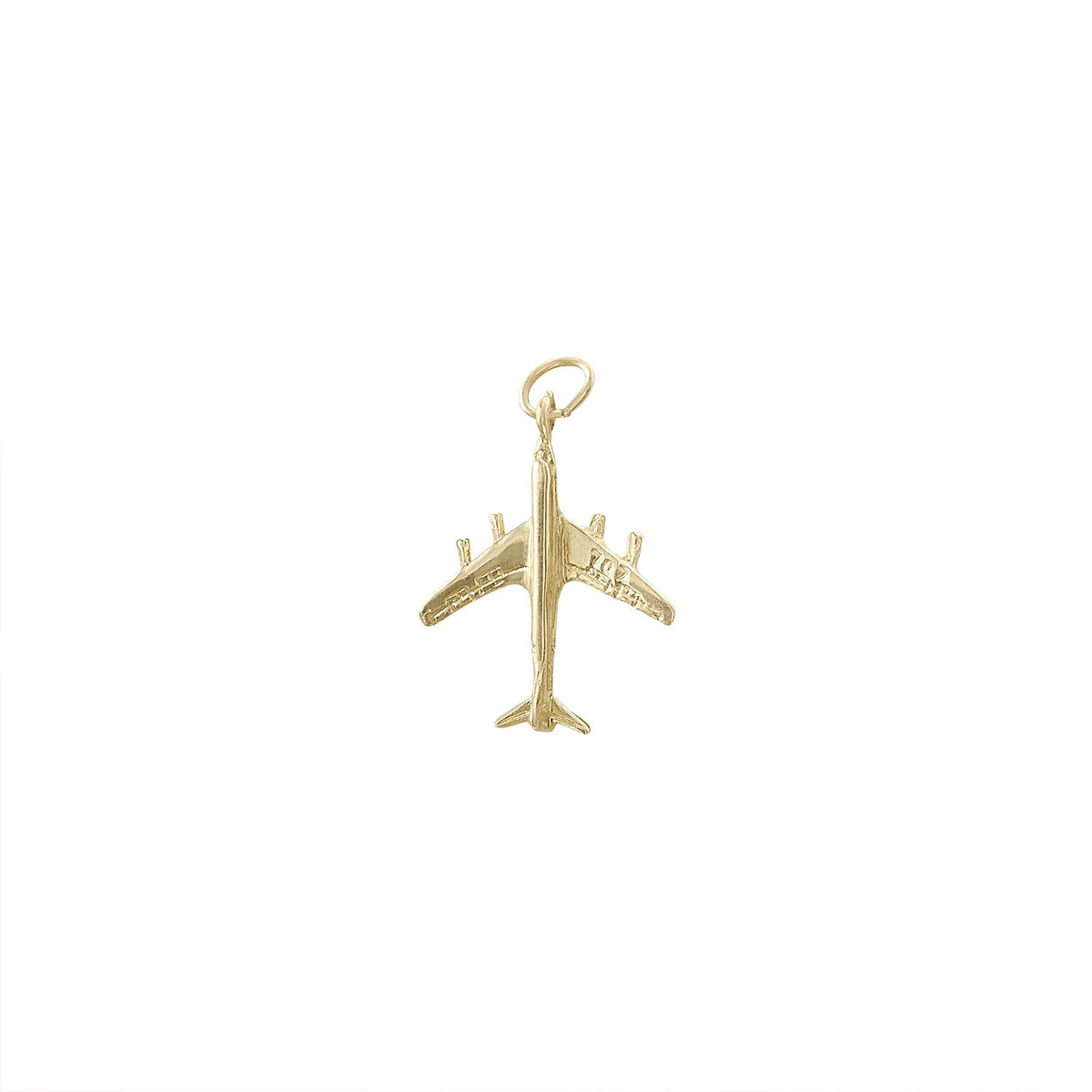 Vintage Airplane Charm by Fewer Finer