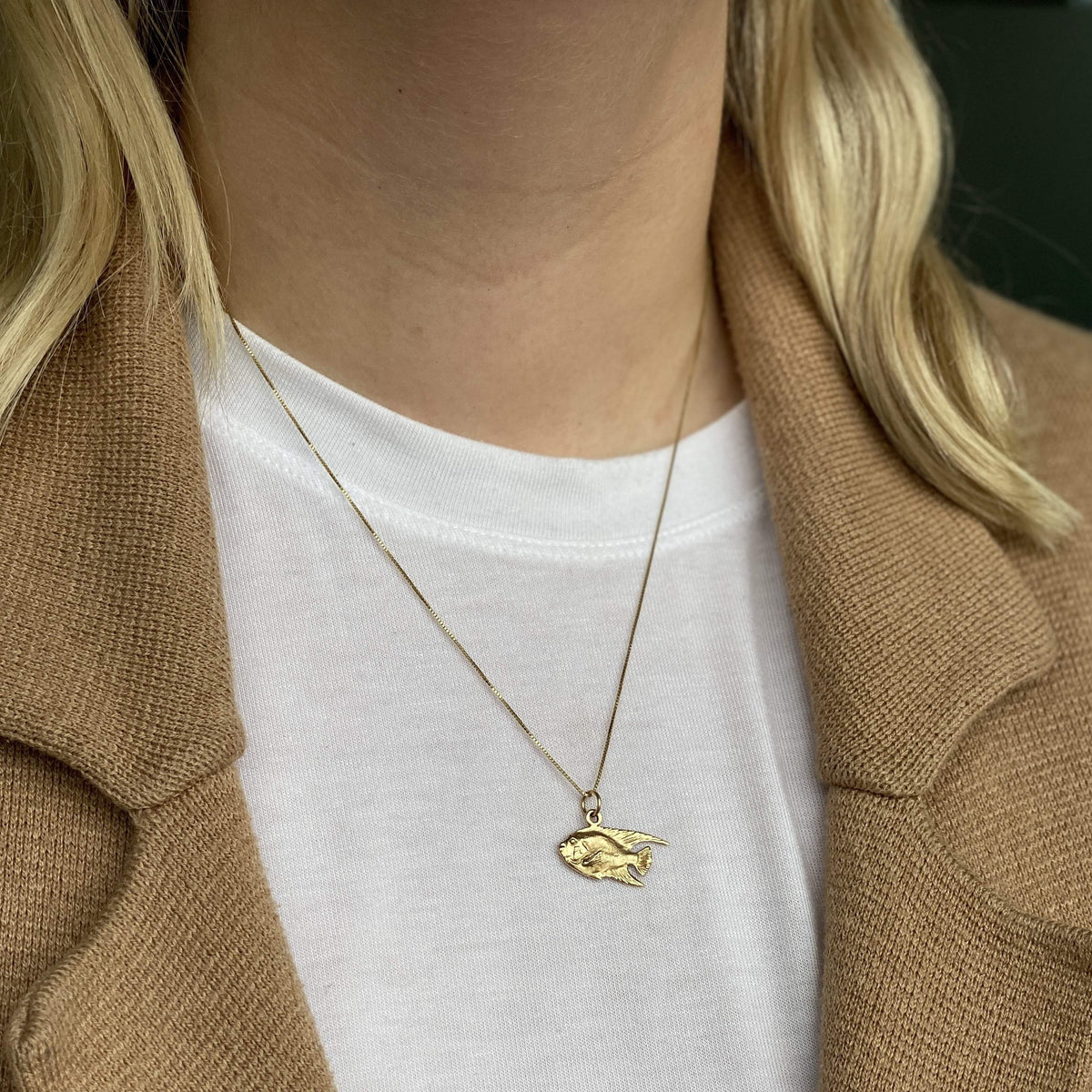 Vintage Fish Charm for Women