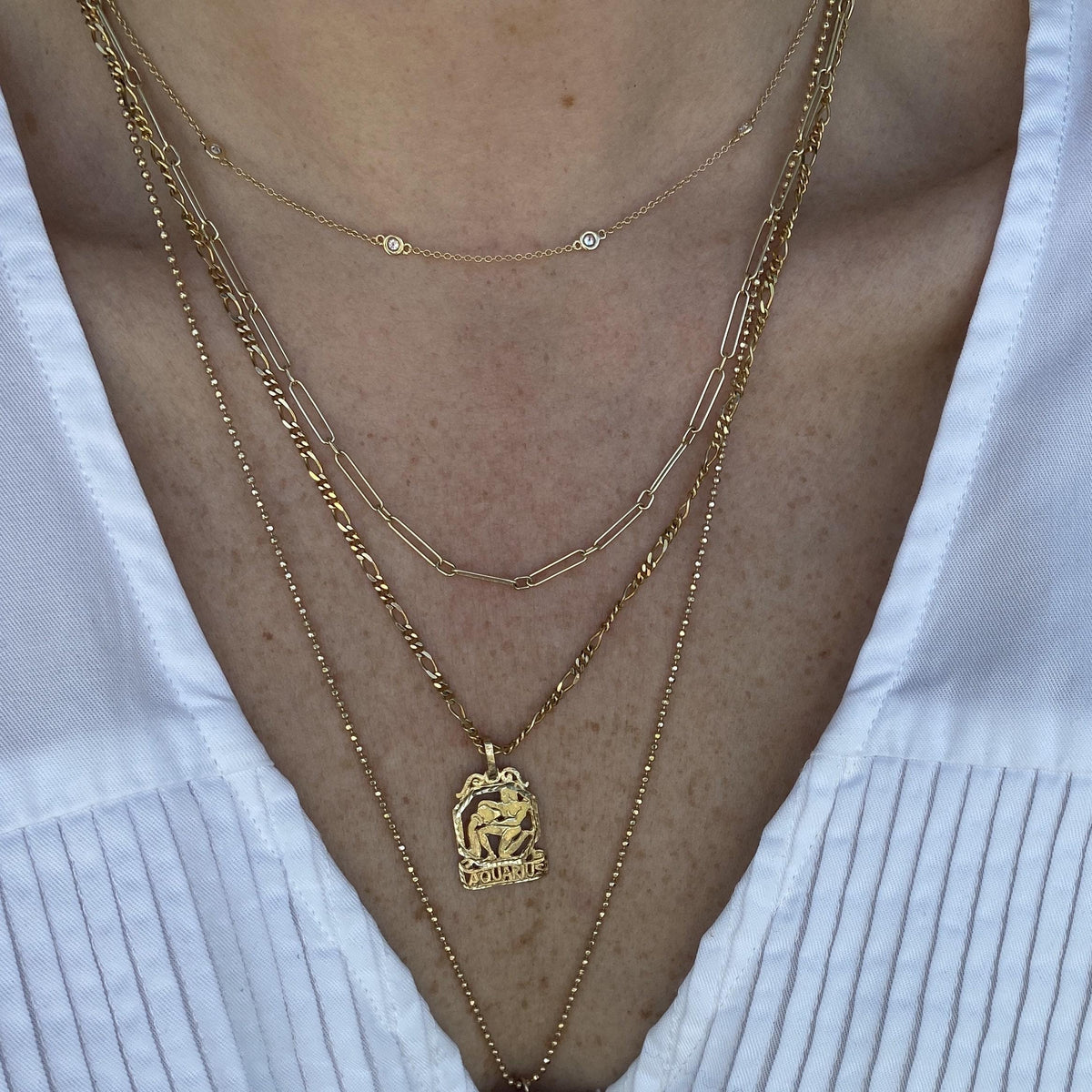 Aquarius Zodiac Charm
