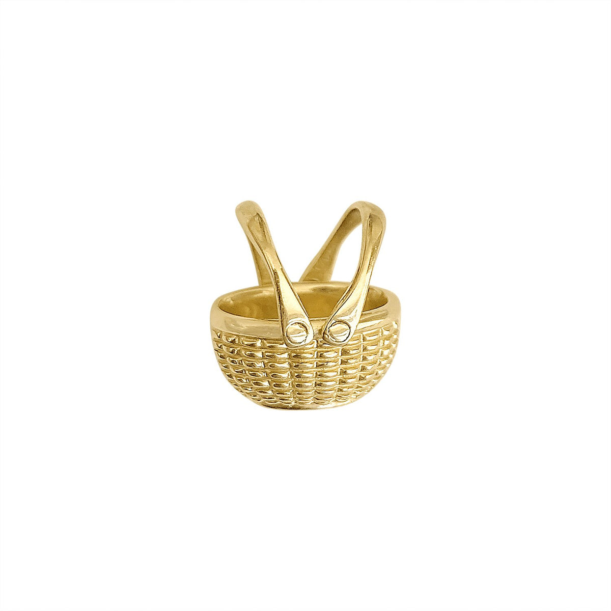 Vintage Basket Charm by Fewer Finer